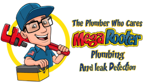 mega rooter plumbing logo
